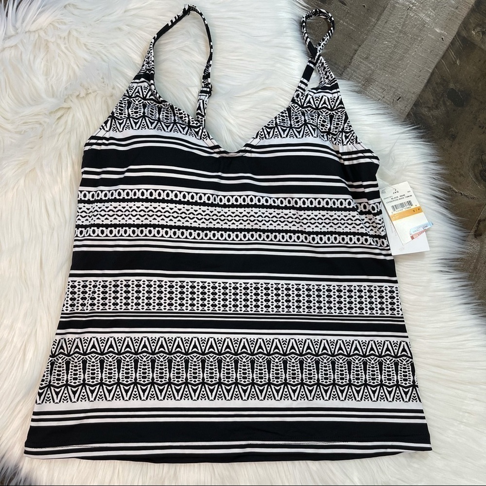 NWT JAG Crisscross Back Tankini Small